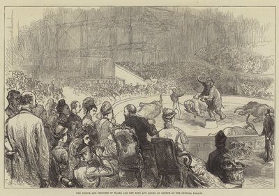 Le prince et la princesse de Galles et le roi et la reine de Grèce au Crystal Palace - Sir John Charles Robinson